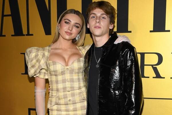Peyton List and Jacob Bertrand.