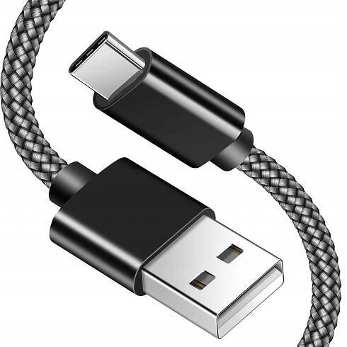 Příslušenství k mobilům | Dlouhý nabíjecí a datový nylonový kabel USB-C pro zařízení USB 3.1 s konektorem | VASHOP.cz luxusní výrobky pro všechny