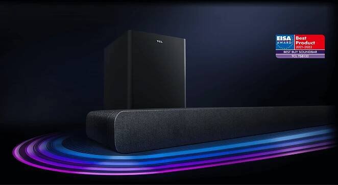 Sound Bar-Soundbar Řada TS8132 | TCL Česká 3.1.2ch Dolby Atmos Soundbar s bezdrátovým subwooferem | TCL Czech Republic