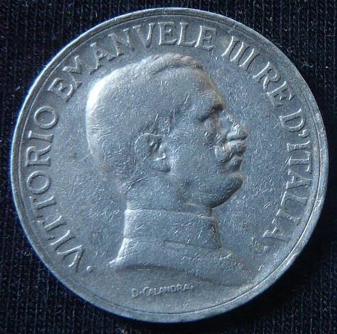Itálie 1 lira, 1916 Viktor Emanuel III, nejlepší ročník - Numismatika