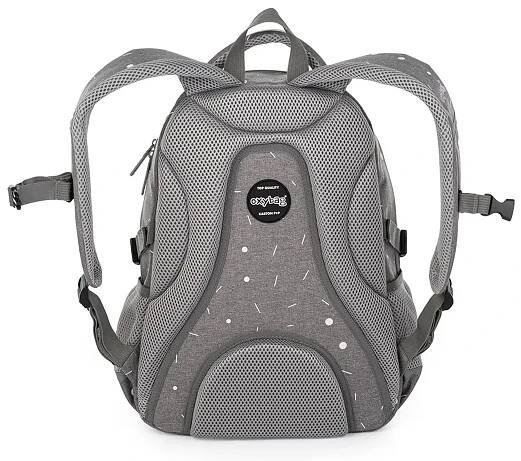 Studentský batoh OXY SCOOLER Grey geometric - Školní zboží » OXY batohy a doplňky » OXY SCOOLER