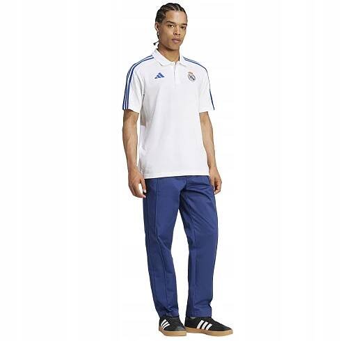 Tričko adidas Polo DNA Real Madrid IT3813 M bílé Velikost M
