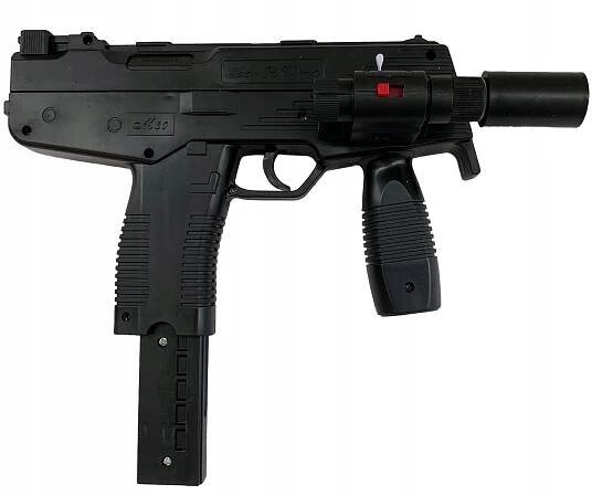 pistole replika na kuličky plastová atrapa zbraně černá s laserem Kód výrobce 5906214895560