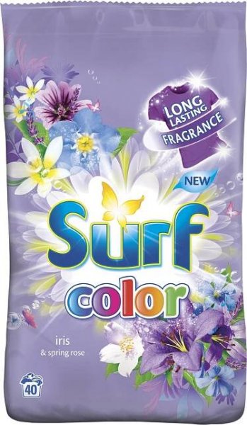SURF Color Iris 2,8 kg (40 dávek) – prací prášek