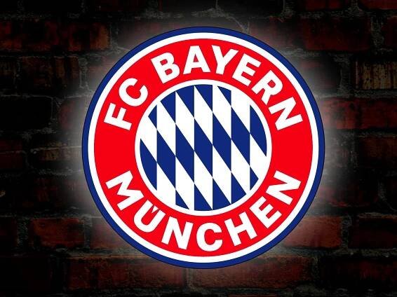 Svítící 3D LED logo Bayern Munchen 50-80 CM