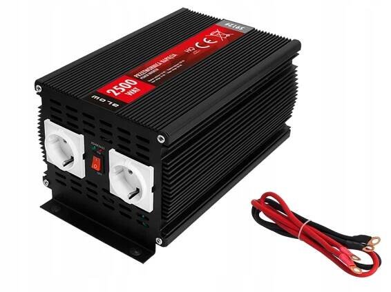 MĚNIČ NAPĚTÍ AUTOMOBILOVÁ NAPĚTÍ 5000W 24V 230V UNIVERZÁLNÍ KARAVAN - Allegro