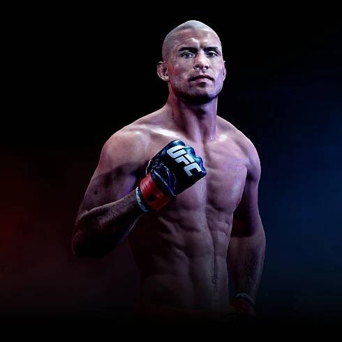 Alter Egos series "Vol.1" fighter Donald Cerrone in front of a dark background.