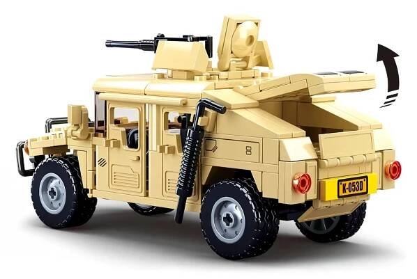 Sluban Model Bricks M38-B0837 Hummer bojový off road