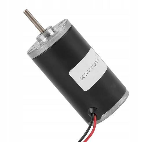Permanentní magnetický stejnosměrný motor 31ZY 24V 3500 ot./min. s uhlíkovými kartáčky
