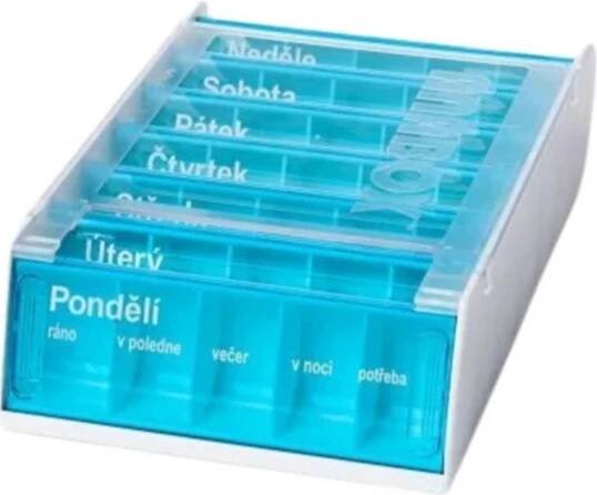 Anabox Anmed Dávkovač na léky 7 dní Azurový