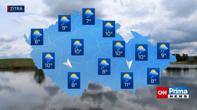 Počasí 18. 4. 2024