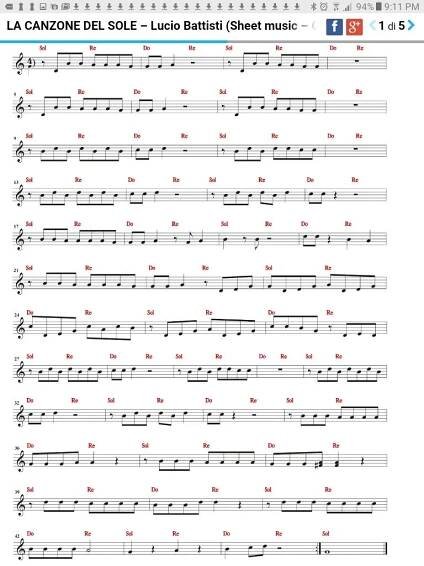 Partiture Musicali: Spartiti per chitarra, violino e altro