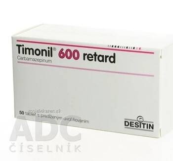 TIMONIL 600 RETARD TBL 50X600MG (Léky používané v psychiatrii)