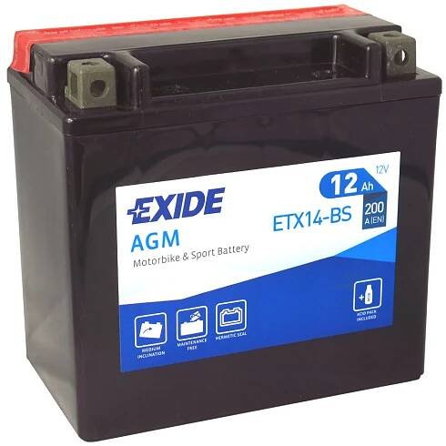 Exide YTX14-BS, ETX14-BS