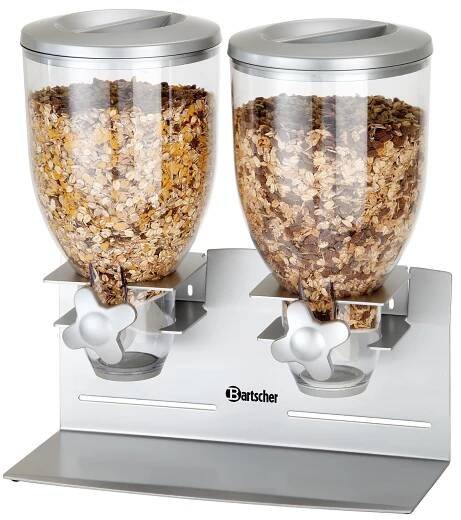 Bartscher 500.378 Dávkovač cereálií - 2 x 3,5 litrů - Sandi.cz