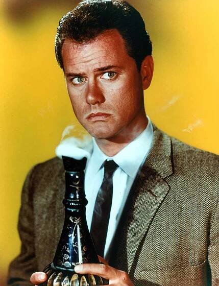 Larry Hagman in publicity portrait for the television series 'I Dream Of Jeannie', Circa 1962.