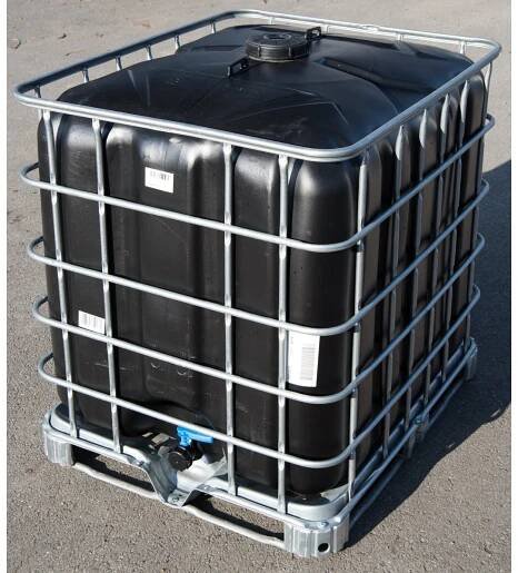 IBC 1000L REKO 15cm černá na pozinku/plastu/mix
