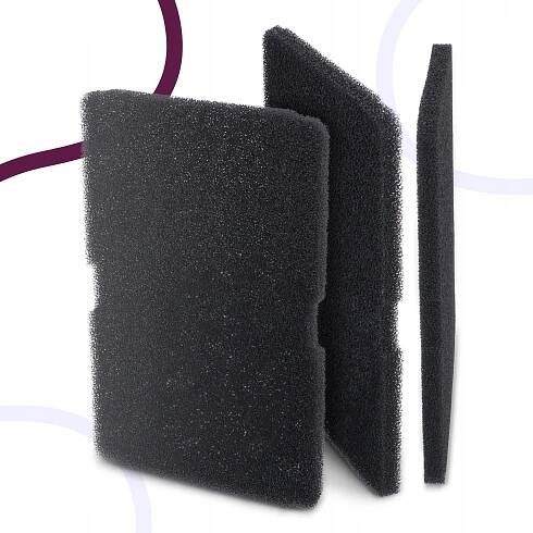 2x PĚNOVÝ FILTR PRO SUŠIČKU Oblečení Beko Grundig Dexon PĚNOVÝ SILNÝ Filtry 0M Stav balení originální