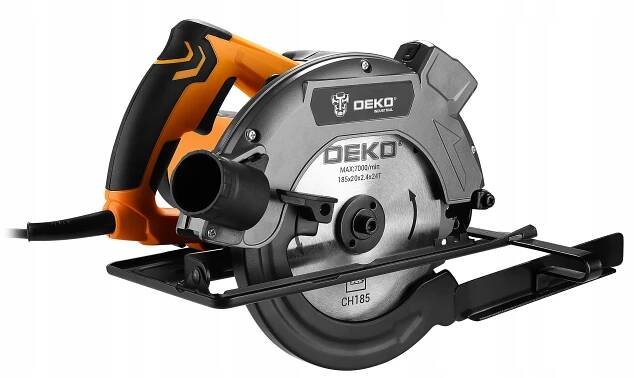 KOTOUČOVÁ PILA RUČNÍ PILA NA DŘEVO 1600 W KOTOUČ 185 MM DEKO Průměr otvoru pily 20 mm