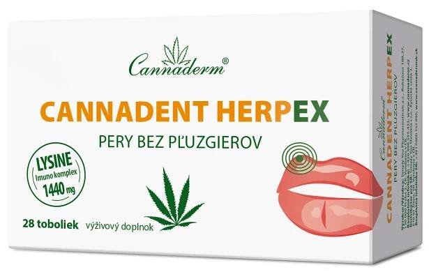 Cannaderm Cannadent Herpex 1×28 tbl, výživový doplnok