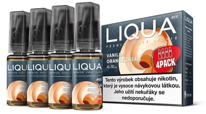 Pomerančový krém / Vanilla Orange Cream - LIQUA 4-Pack