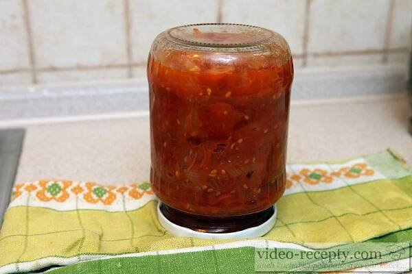 Sterilované lečo - recept a videorecept