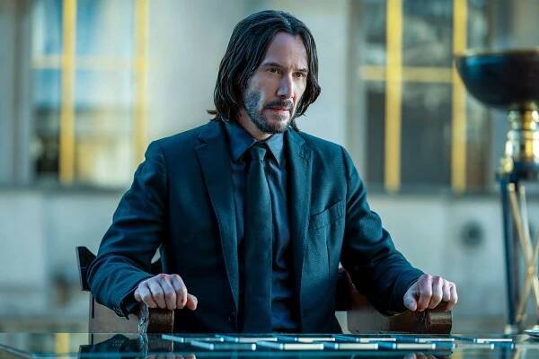 Keanu Reeves as John Wick in John Wick: Chapter 4