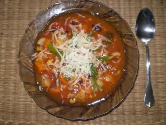 Italská polévka minestrone