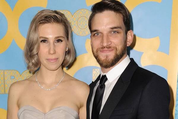 Zosia Mamet, left, and Evan Jonigkeit arrive at the HBO Golden Globes afterparty at the Beverly Hilton Hotel on Sunday, Jan. 11, 2015, in Beverly Hills, Calif. (Photo by Richard Shotwell/Invision/AP)