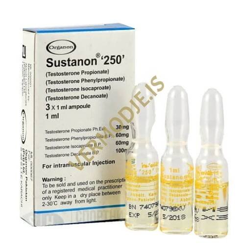 Sustanon 250 (Organon) - 1ml/amp (1ml/250mg) - 2025 Cena