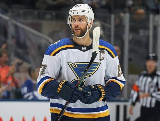 Alex Pietrangelo, Vegas Golden Knights defenseman, during a high-paced game. Wallpaper
