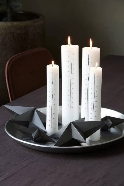 Adventní svíčka Calendar Candle 30 cm