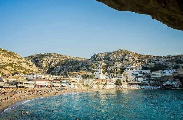 Matala Beach Crete: Ancient Caves, Hippie Vibes & Stunning Sunsets
