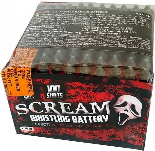 Klásek Pyrotechnika Kompakt 100 ran Raketomet Scream