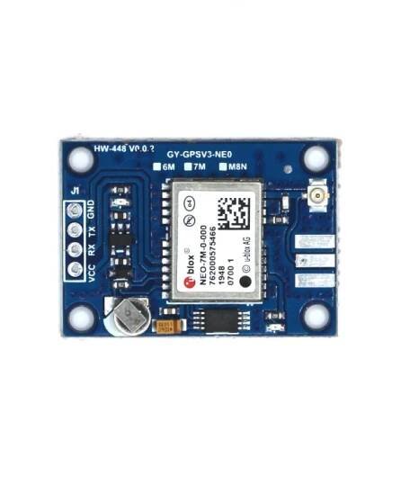 GPS modul NEO-7M s EEPROM, anténou a baterií – pro Arduino, drony, AeroQuad | dratek.cz