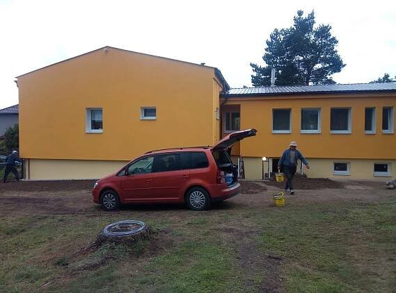 Zateplení fasády MŠ Nepomuk- Dvorec, 07-08/2021 | SENCO CHALOUPEK s.r.o.