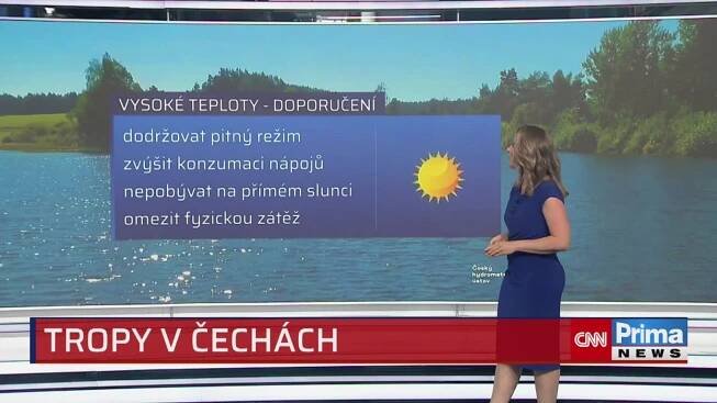 Aktualizována výstraha před vysokými teplotami
