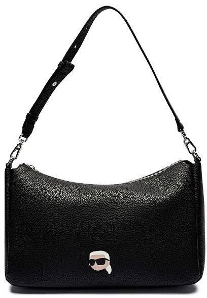 Kabelka na rameno IKON PEBBLE Karl Lagerfeld | černá A1W30493