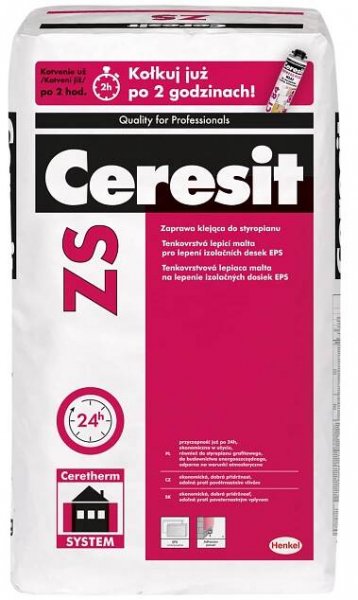Ceresit – ZS – lepicí malta na polystyren 25 kg