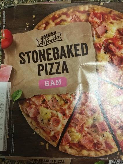 STONEBAKED PIZZA HAM Trattoria Alfredo