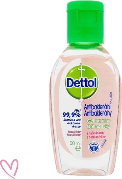 Dettol antibakteriální gel na ruce s heřmánkem 50 ml