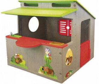 Zahradní domeček pro děti - Kiosek PlayHouse Paradiso 139 x 118 x 120 cm -  Martonie