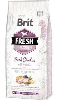Krmivo pro psa Brit Fresh Puppy Chicken Growth with Potato 12 kg