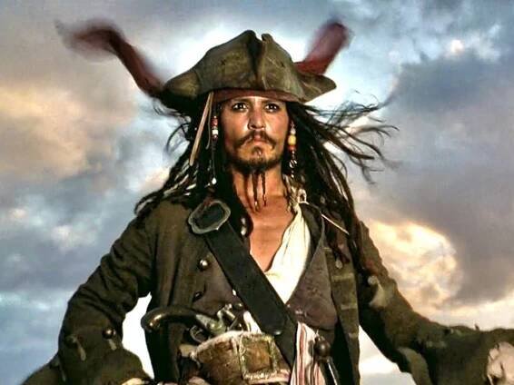 Johnny Depp - Captain Jack Sparrow - Pirates of the Carribean
