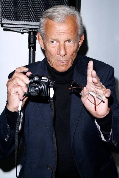 Peter Beard na Gordon Parks Centennial Gala, Museum of Modern Art, New York, červen 2012