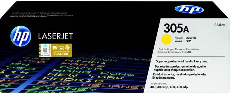 HP 305A Yellow Original LaserJet Toner Cartridge