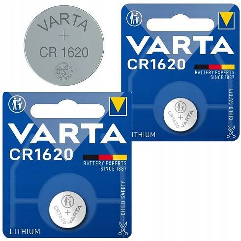 Baterie CR 1620 2 ks Značka Varta
