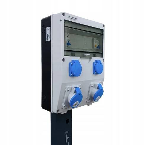 Rozvaděč na stojanu TD-CAMP FI/LS 2x16A/3P 2x230V Doktorvolt DV-1703-D