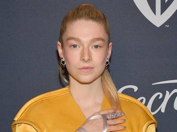 Hunter Schafer Wore a Swarovski-Encrusted Finger to a 2020 Golden Globes After Party