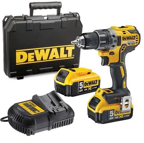Aku bezuhlíková vrtačka 18V XR 2x5,0 Ah DeWALT DCD791P2